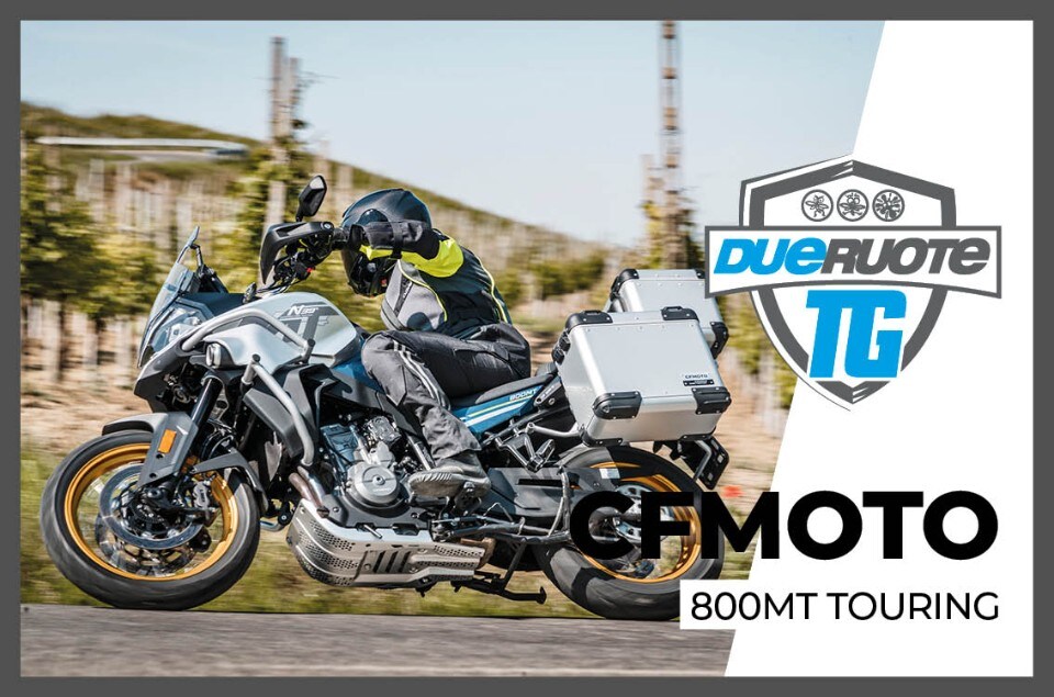 DueruoteTG 111 CFMOTO 800MT Touring, MyTech Superleggera, guanti da moto  Spidi - Dueruote