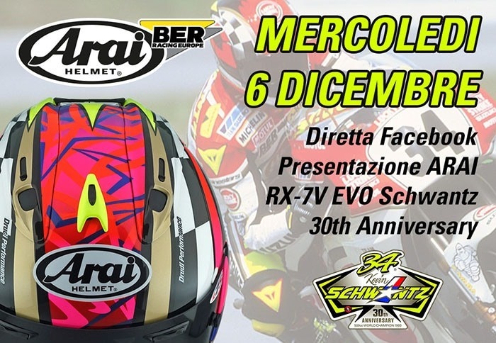 CASCO ARAI RX-7V EVO K.SCHWANTZ 24